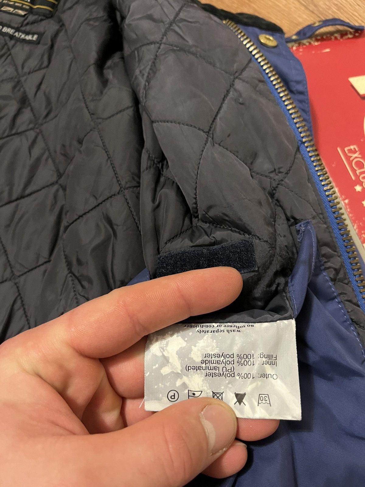 Barbour Vintage Barbour International Lightning Gold Jacket Raincoat Size US M / EU 48-50 / 2 - 9 Thumbnail