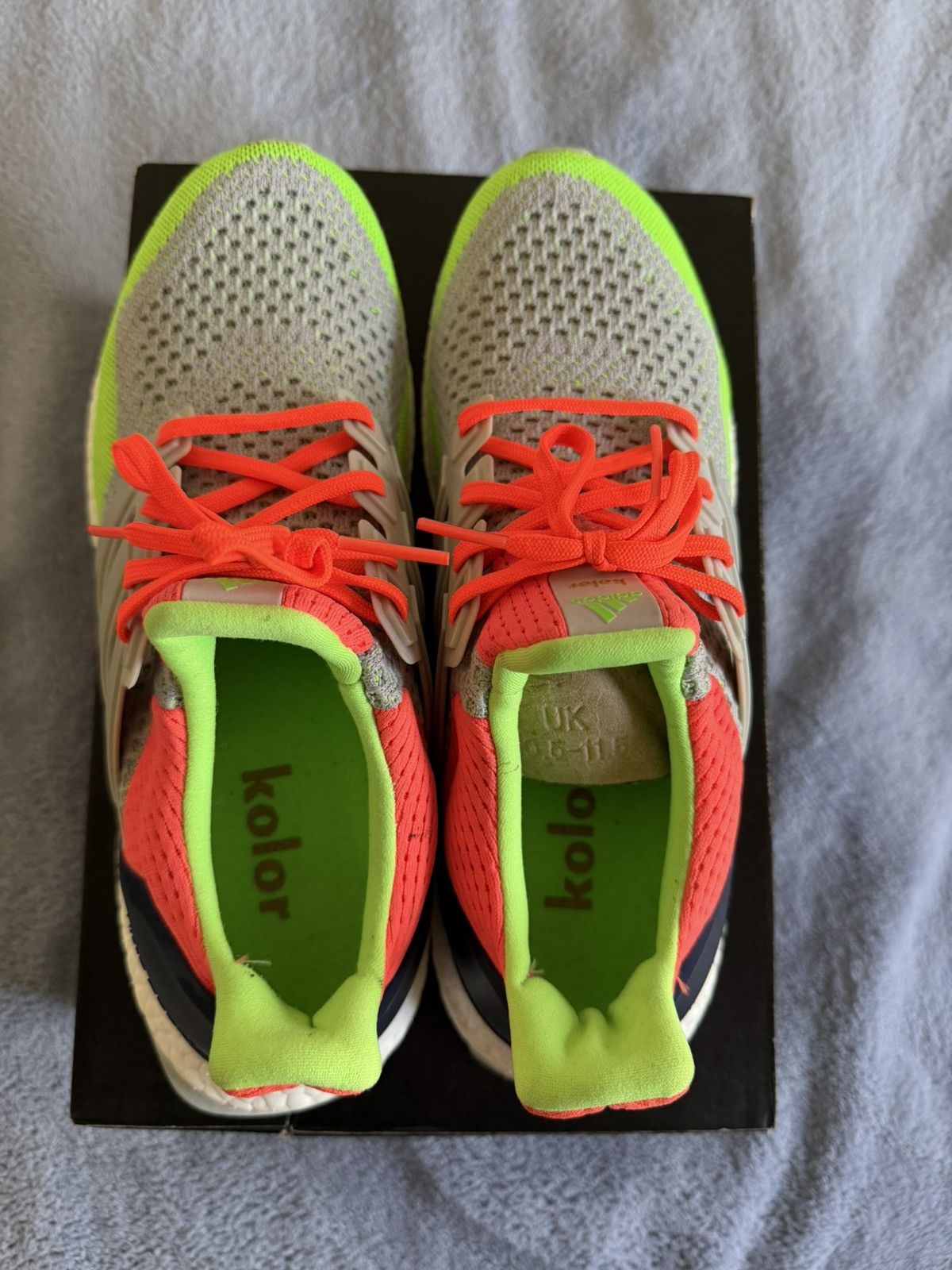 Adidas Adidas Ultraboost 1.0 Kolor Grey/Signal Orange size 8.5 Size US 8.5 / EU 41-42 - 4 Thumbnail