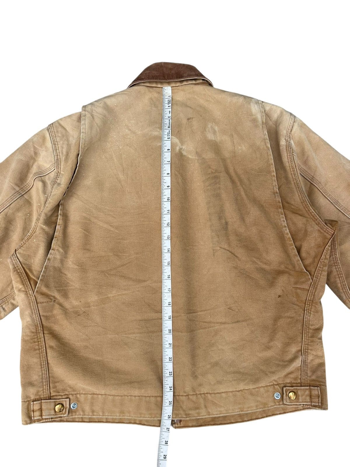 Carhartt Distressed 90s Carhartt Detroit Blanket Lined Senim Jacket Size US L / EU 52-54 / 3 - 19 Thumbnail