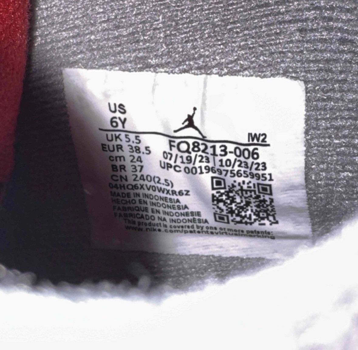 Jordan Brand Jordan 4s gs bred reimagined Size US 6 / EU 39 - 6 Thumbnail