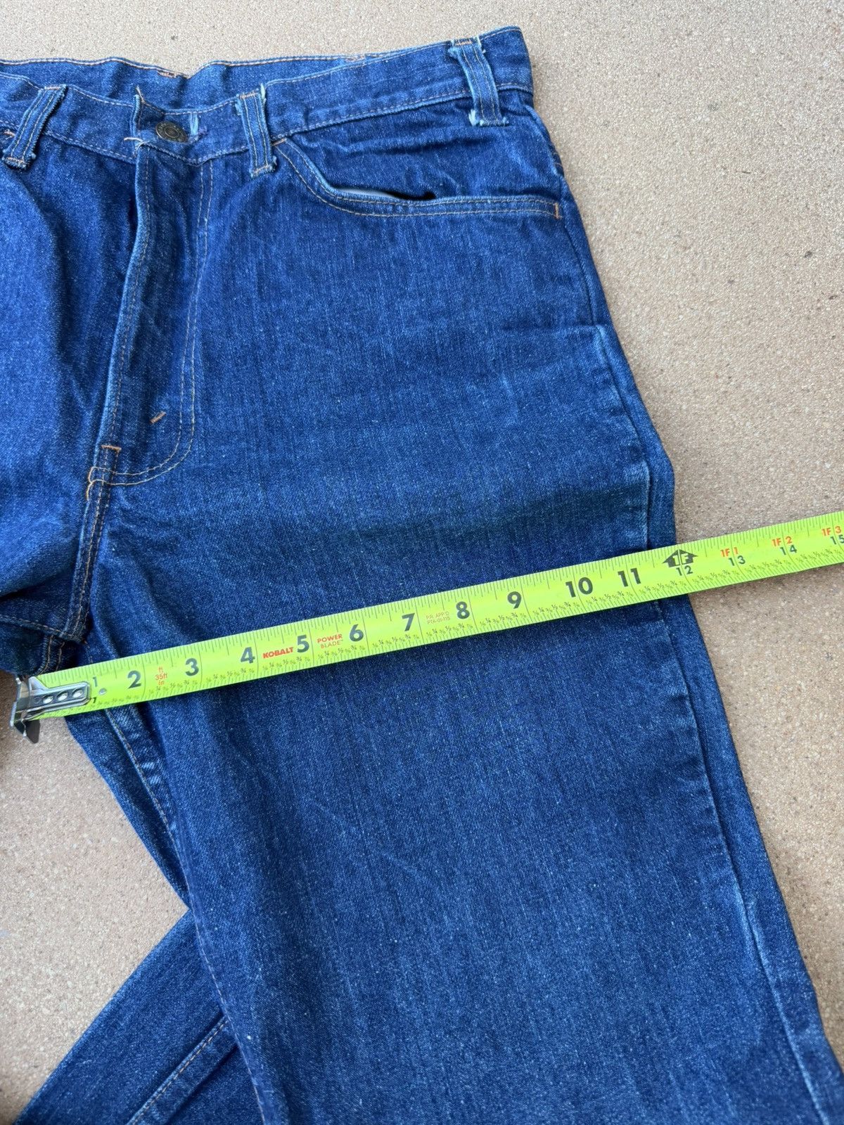 Levi's Vtg 70’s Levi’s 646 Orange Tab Bellbottom Flare Jeans 33x30 Size US 33 - 13 Thumbnail