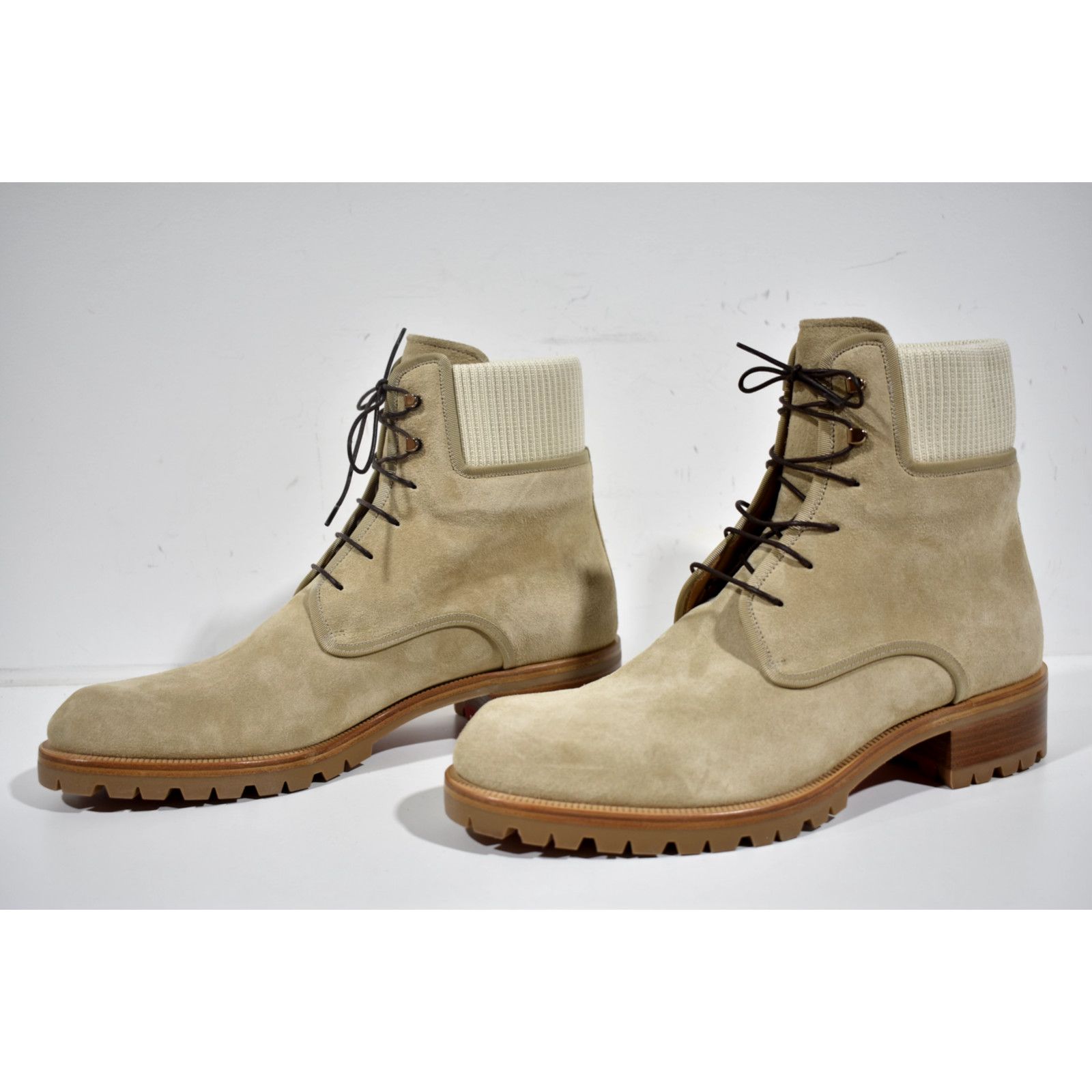 Christian Louboutin Christian Louboutin Suede Combat Lace Up Boot 44.5 11.5 Size US 11.5 / EU 44-45 - 9 Thumbnail