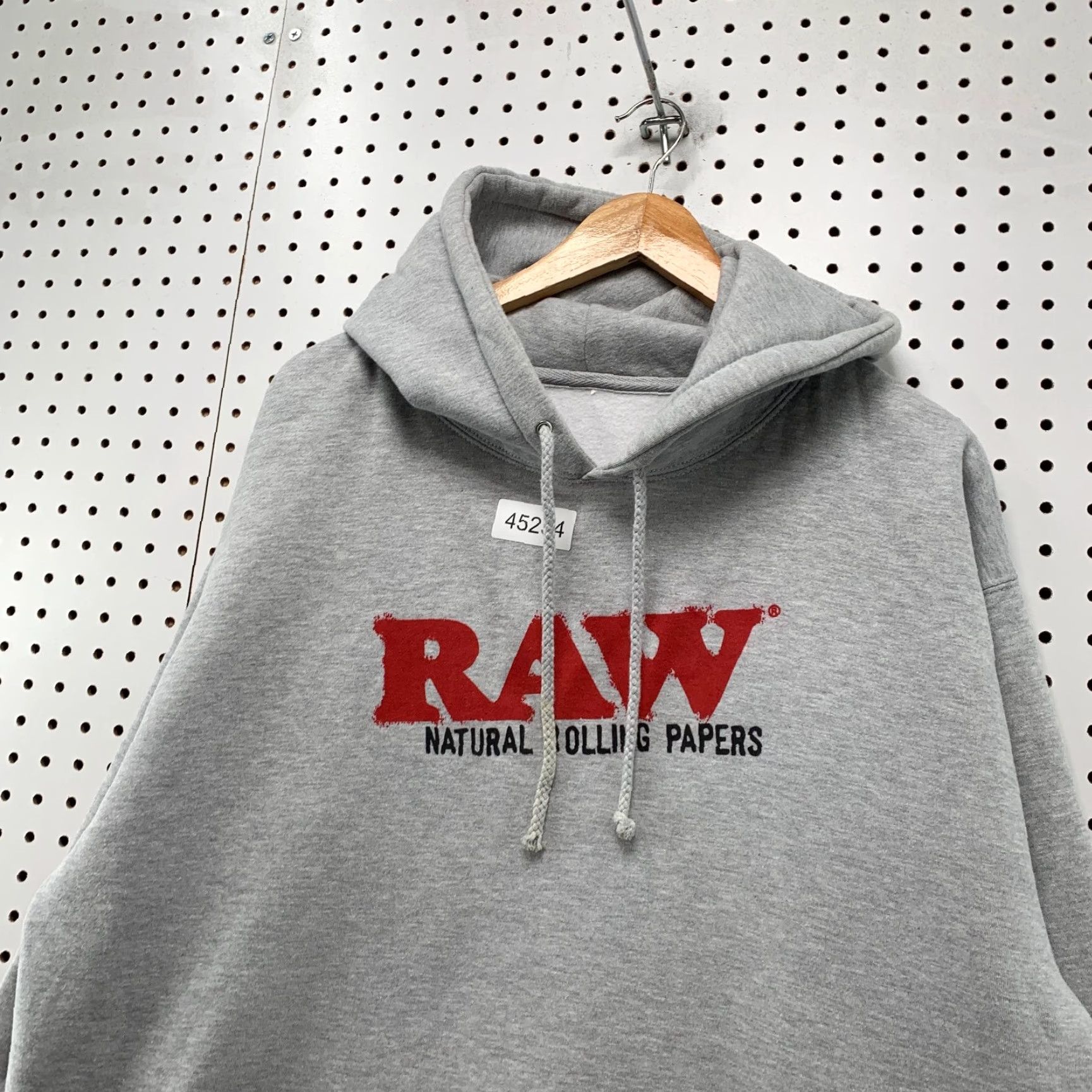 Vintage RAW OG Hoodie Sweatshirt Mens XL Gray Hooded Fleece WIZ Rolling Paper New Size US XL / EU 56 / 4 - 5 Thumbnail