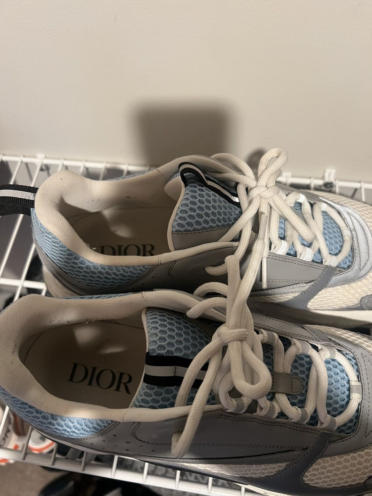 Dior Dior B22 white sky blue Size US 14 / EU 47 - 10 Thumbnail