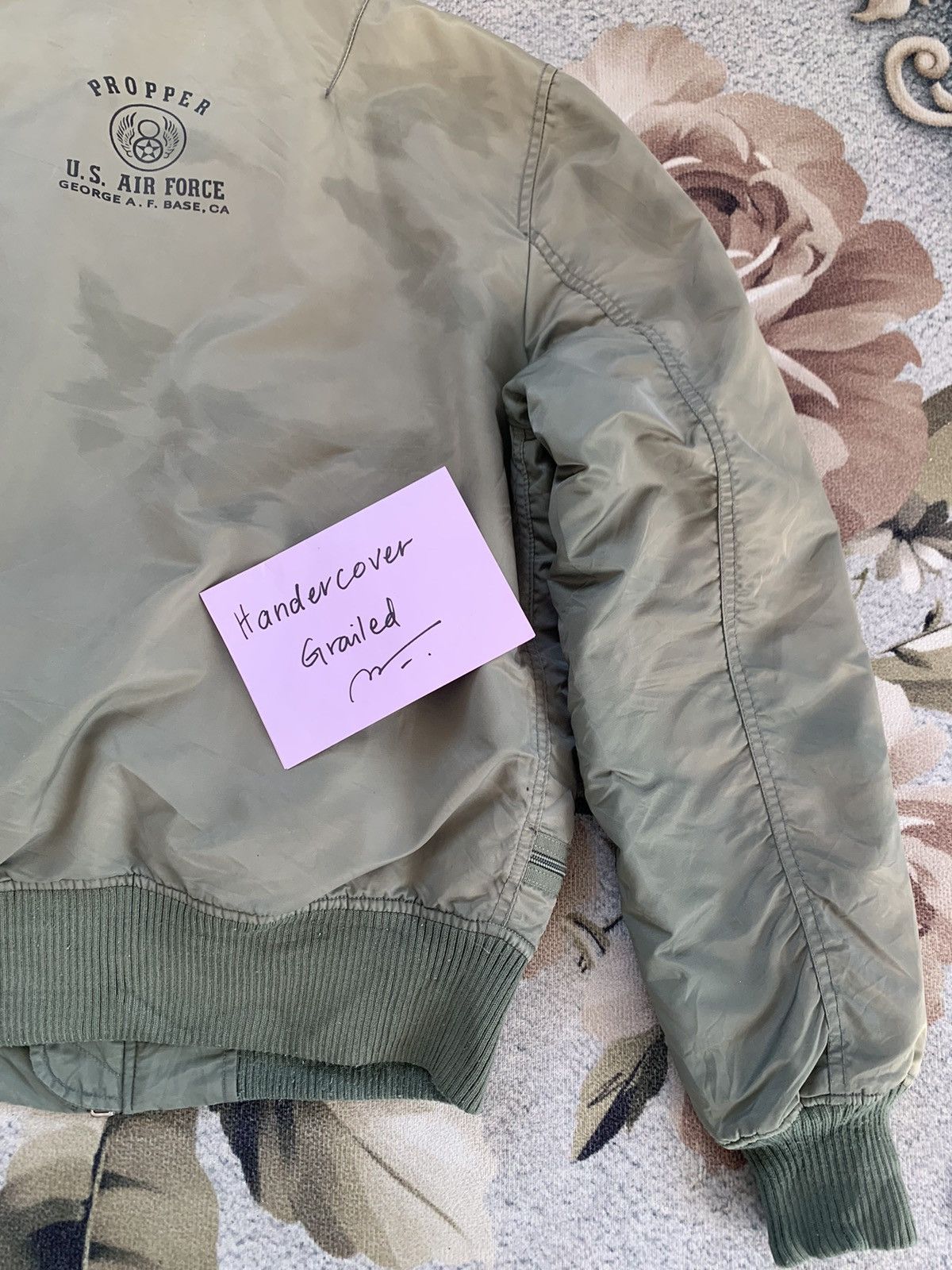 Propper Vtg Propper USAF George A.F.Base TacticalPilot Bomber Jacket Size US L / EU 52-54 / 3 - 12 Thumbnail