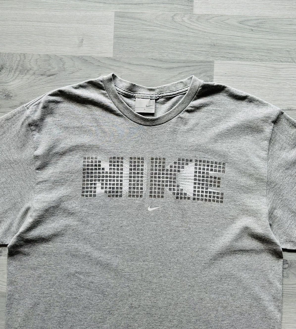 Nike × Nike ACG × Vintage Vintage T-shirt Nike 90s central swoosh made in Mexico Size US L / EU 52-54 / 3 - 3 Thumbnail