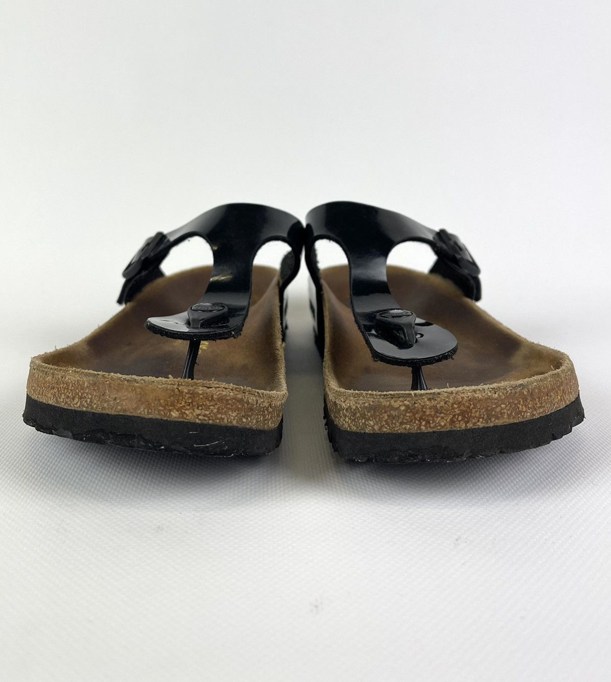 Birkenstock Birkenstock Gizeh Toe Post Slide Sandal Shoes Black 39 US8 Size US 8 / IT 38 - 4 Thumbnail