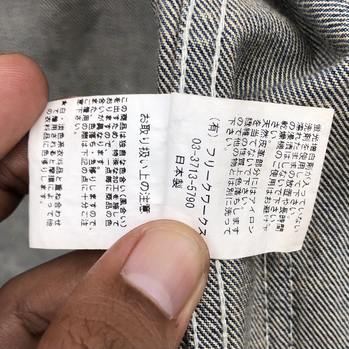 Japanese Brand Fundamental Agreement Denim Distressing Patched Chore Jacket Size US XL / EU 56 / 4 - 21 Thumbnail