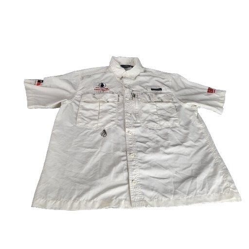 Eddie Bauer Eddie Bauer Vented Fishing Shirt Men Sz M White Johnny Trigg Size US M / EU 48-50 / 2 - 1 Thumbnail
