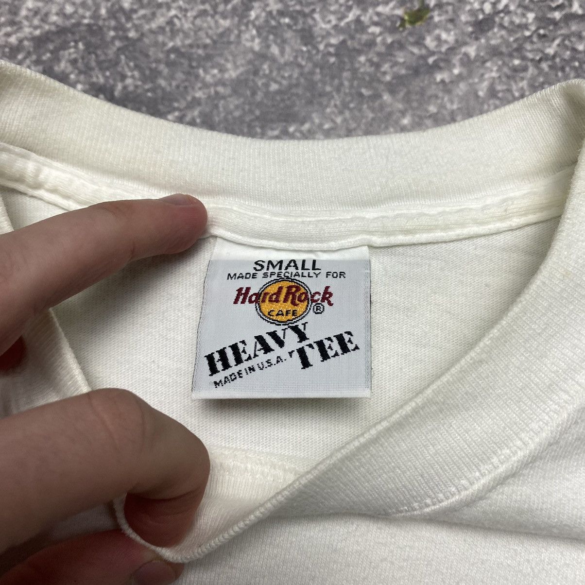 Hard Rock Cafe Vintage 90’s Hard Rock Cafe Big Graphic logo rare tee Size US S / EU 44-46 / 1 - 11 Thumbnail