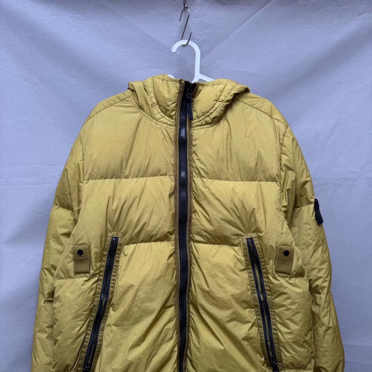 Stone Island Stone Island 21FW Nylon Down Jacket Yellow L 98new Size US L / EU 52-54 / 3 - 3 Thumbnail