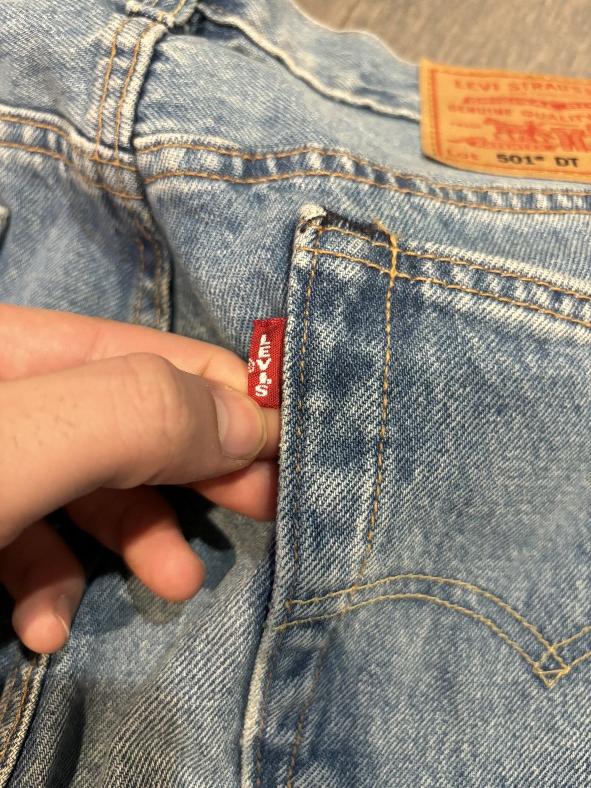 DENIM TEARS Denim Tears Jwans Light Wash Blue 34 Size US 34 / EU 50 - 4 Thumbnail