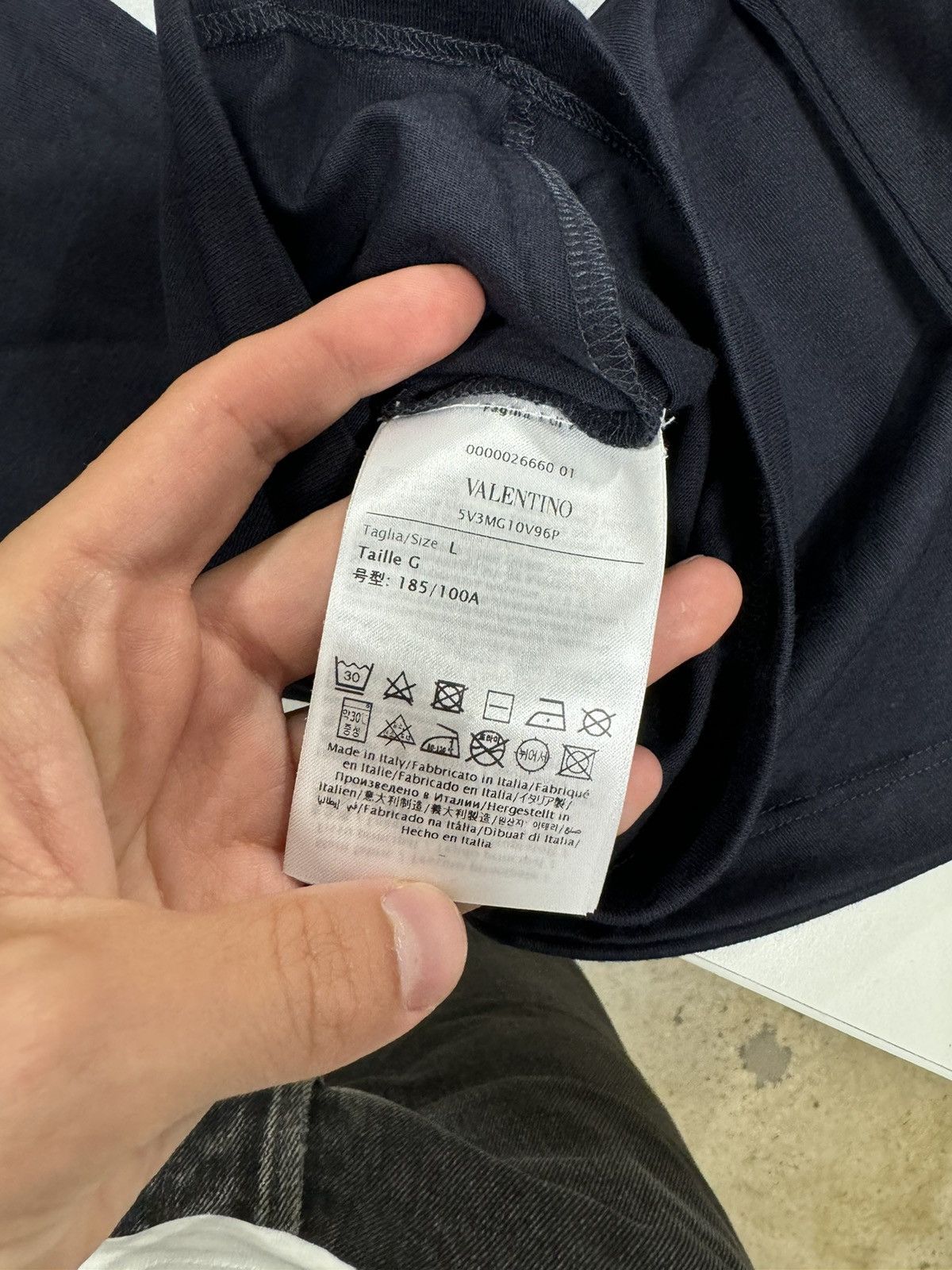 Valentino Valentino VLTN Logo T-Shirt NEW 600$ Size US L / EU 52-54 / 3 - 5 Thumbnail