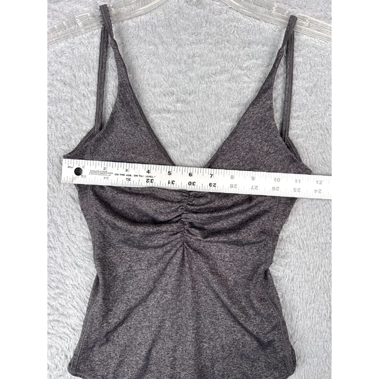 Lululemon Lululemon Bodysuit Women Regular Size 2 Gray Yoga Gym Sleeveless V-Neck Heathered Nulu Fabric Size XS / US 0-2 / IT 36-38 - 6 Thumbnail
