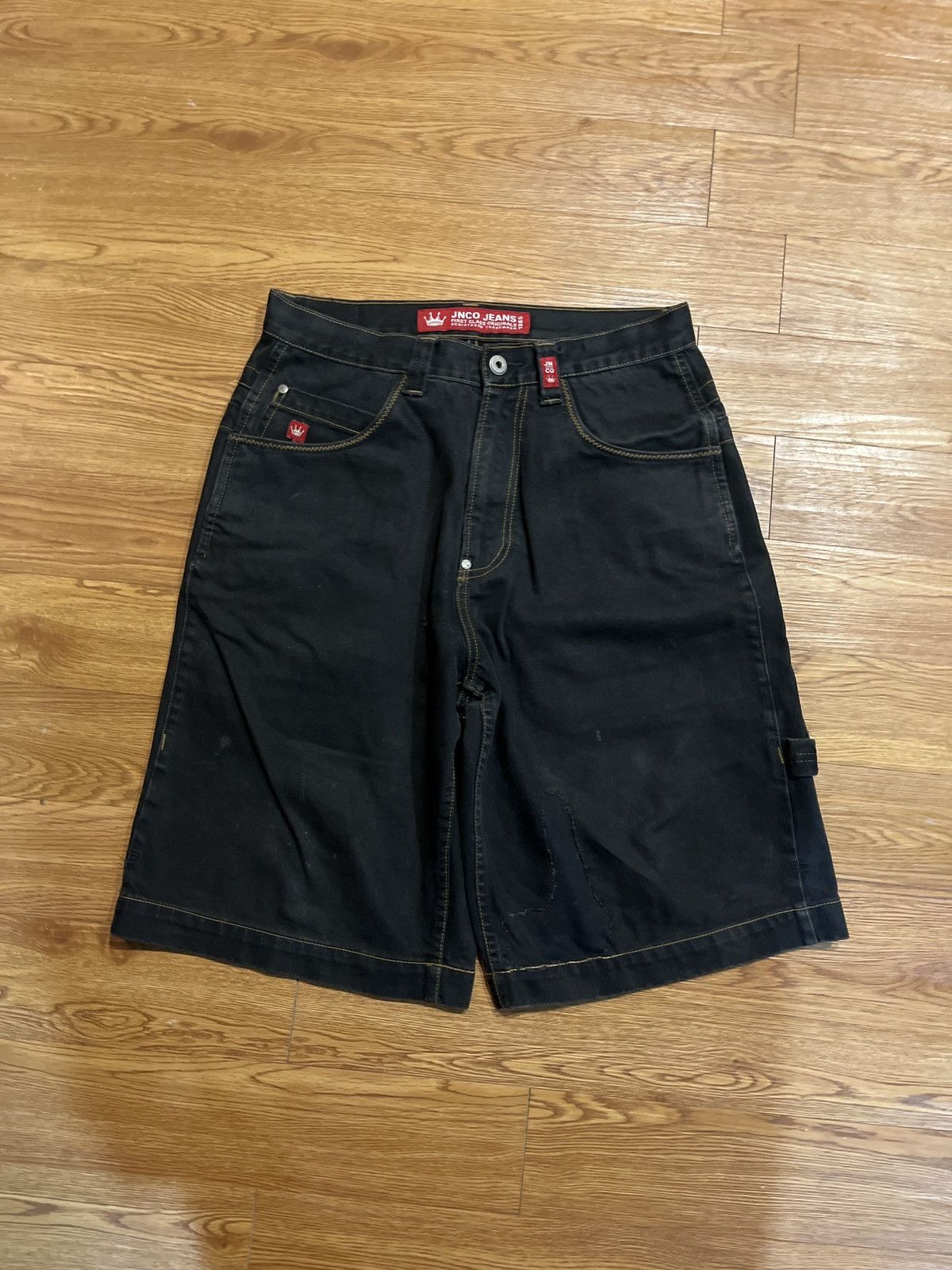 JNCO vintage baggy skater jnco flaming skull jorts Size US 32 / EU 48 - 2 Thumbnail