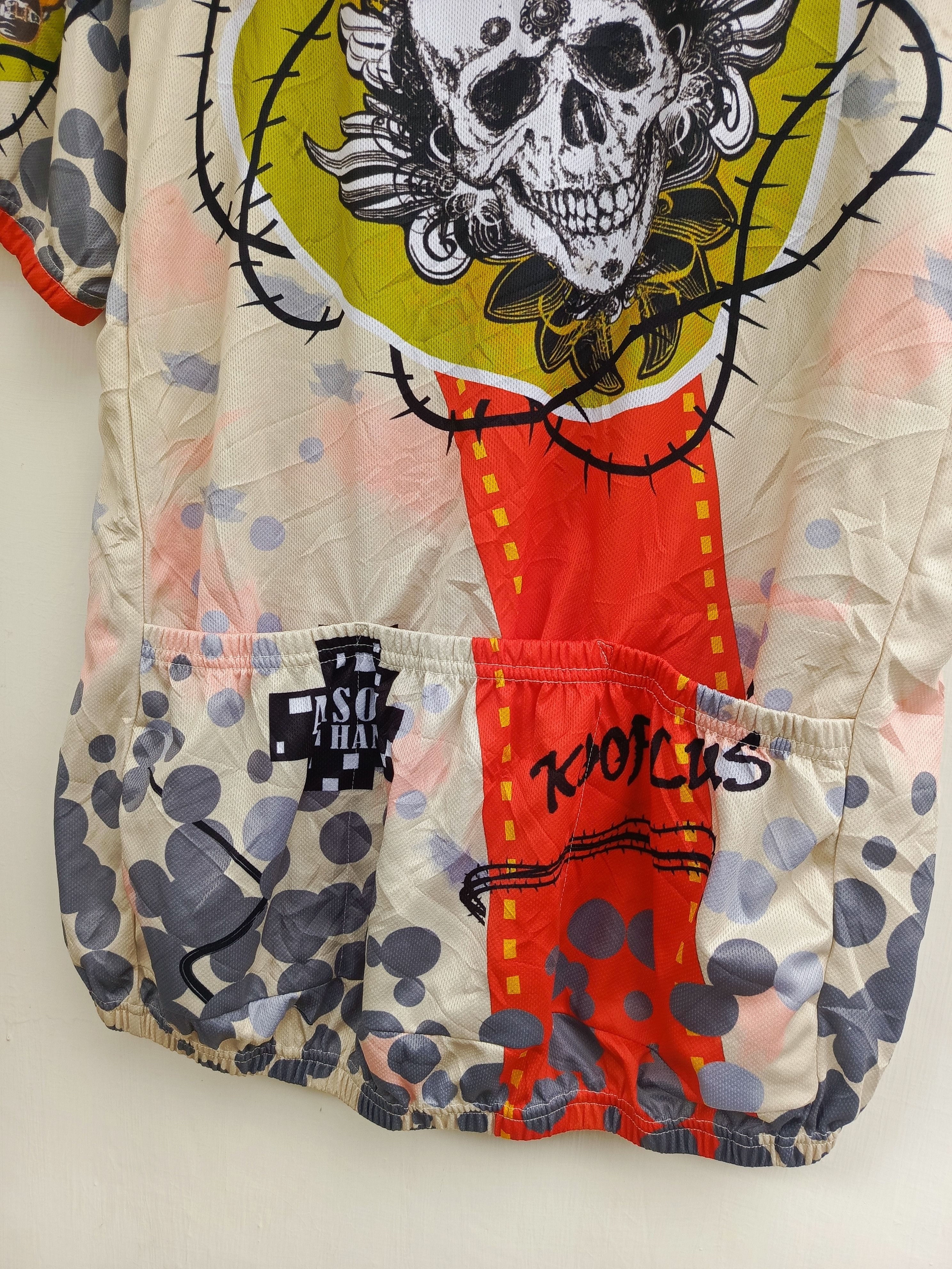 Other Rare Aison Hank Skull Bike Jersey – Unique Cycling Wear Size US XXL / EU 58 / 5 - 8 Thumbnail