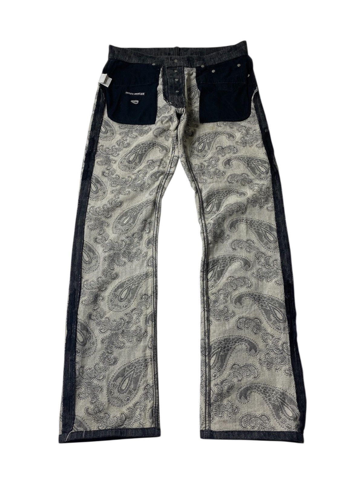 Issey Miyake SS11 ISSEY MIYAKE MEN APOC PAISLEY JACQUARD DONUT PATCHWORK Size US 32 / EU 48 - 1 Thumbnail