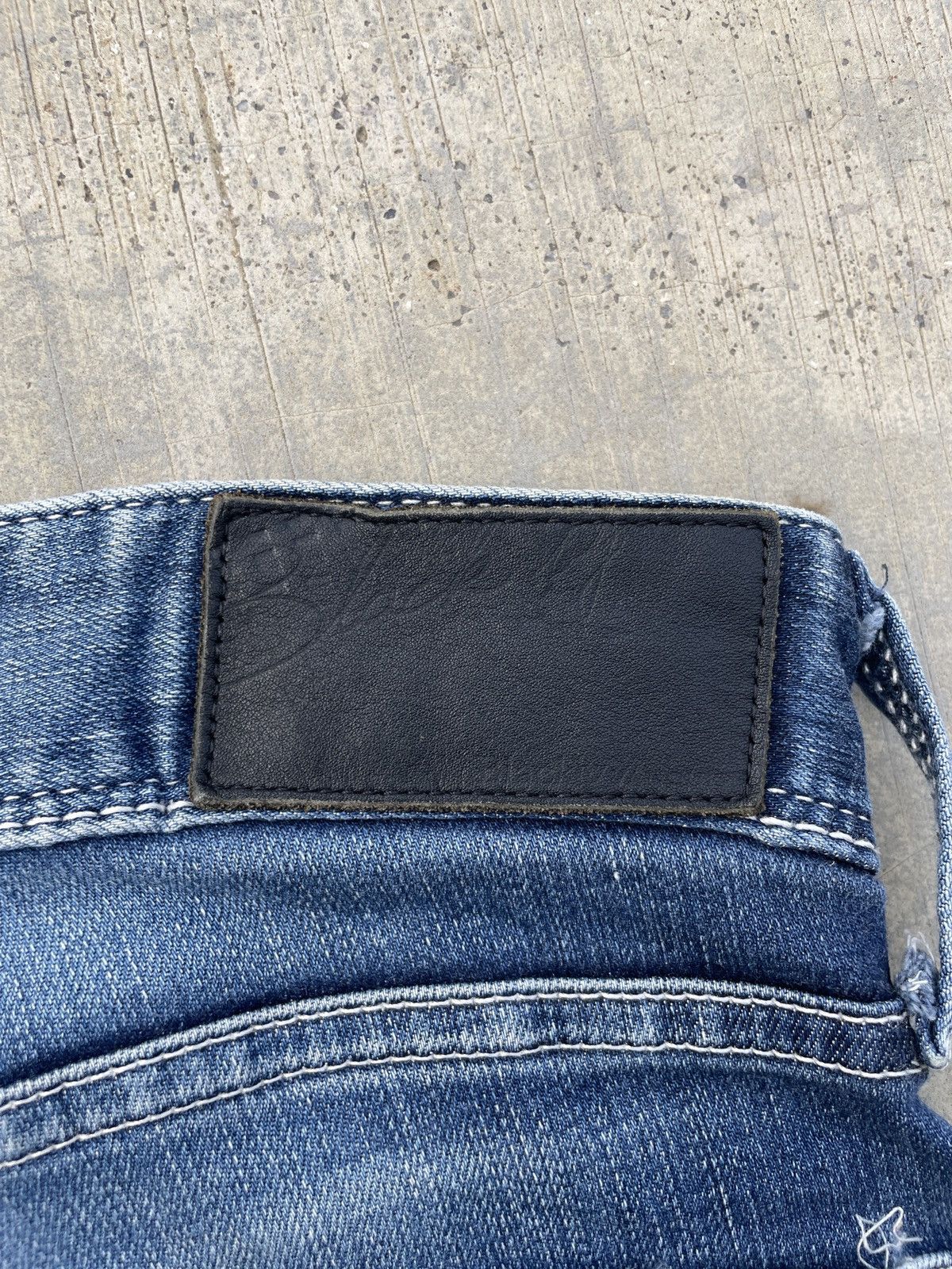 Japanese Brand 2000s JAPANESE BRAND BLACK BY VANQUISH J CUT SKINNY Size US 29 - 7 Thumbnail