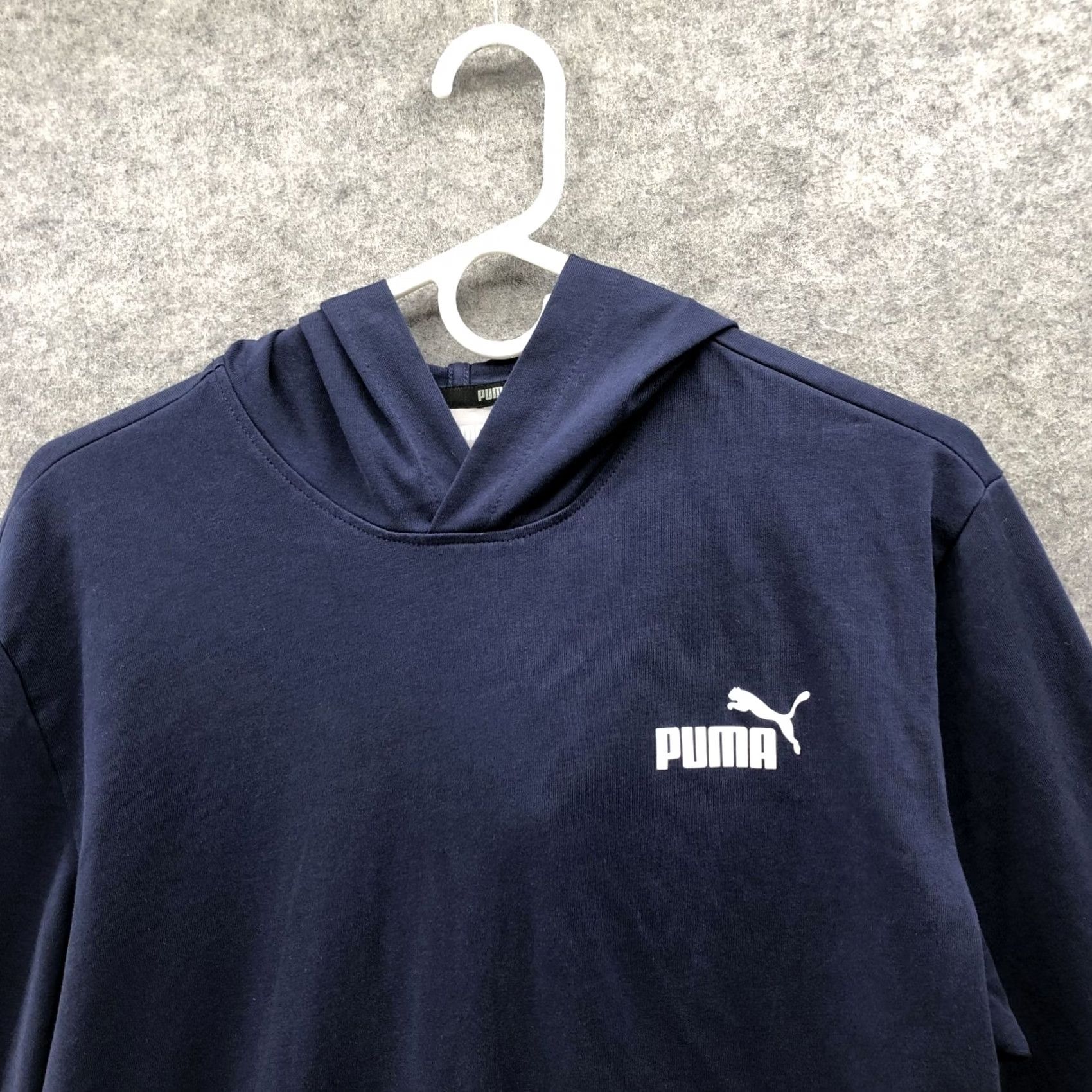 Puma Puma Hoodie Mens M Blue Long Sleeve Hooded Cotton Pullover T Shirt Size US M / EU 48-50 / 2 - 3 Thumbnail