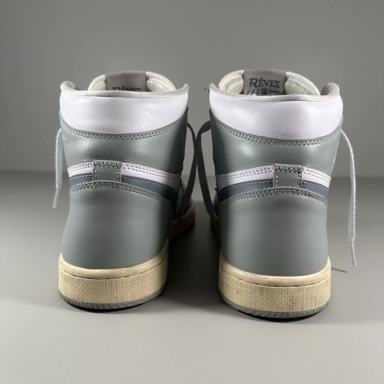 Reves Paris Rare Kool Kiy ‘85 Reves Paris Hi Cool Grey Sneakers Size US 10.5 / EU 43-44 - 9 Thumbnail