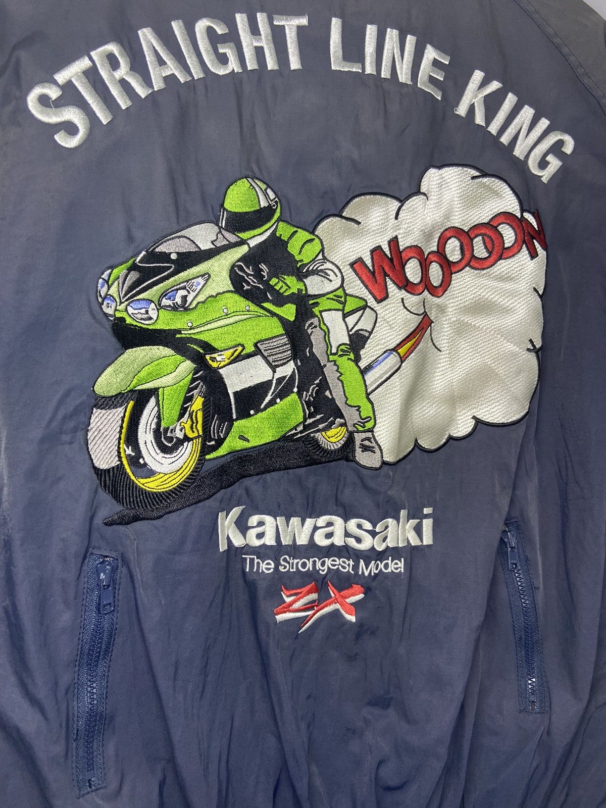 Japanese Brand KAWASAKI ZX RACING (SUN FADED) LIGHT JACKET Size US M / EU 48-50 / 2 - 10 Thumbnail