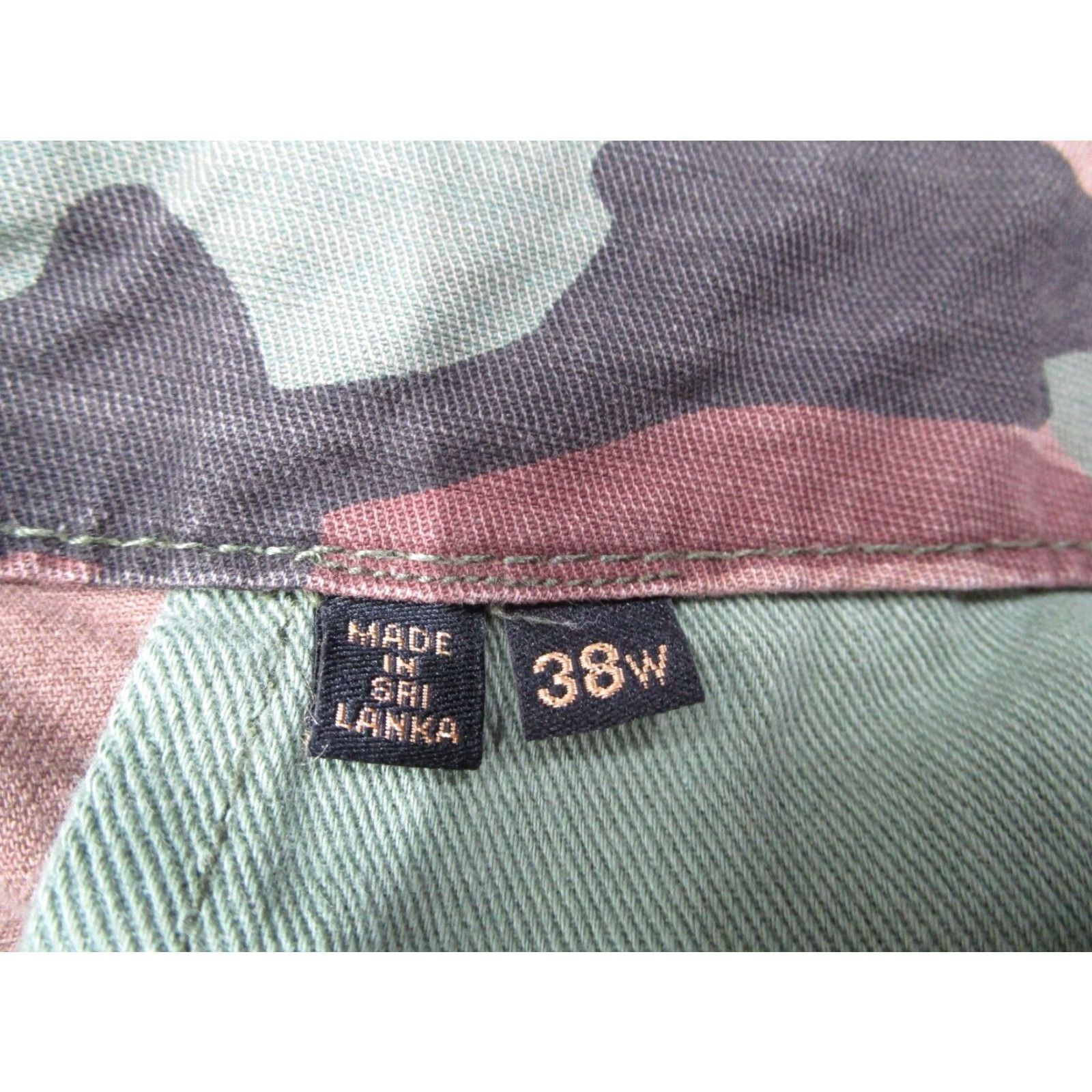 Superdry Superdry Mens 38 Green Camo Cargo Shorts 10" Military Streetwear Skate Size US 38 / EU 54 - 3 Thumbnail