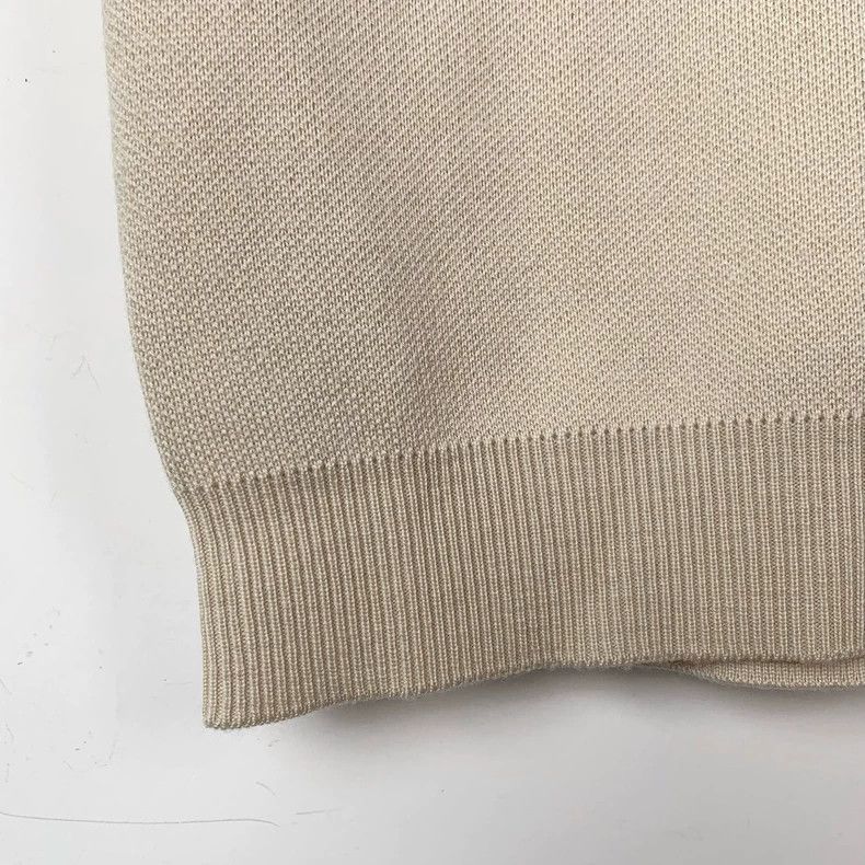 Gucci Gucci Horse buckle striped trim navy collar beige wool swea Size US XS / EU 42 / 0 - 4 Thumbnail