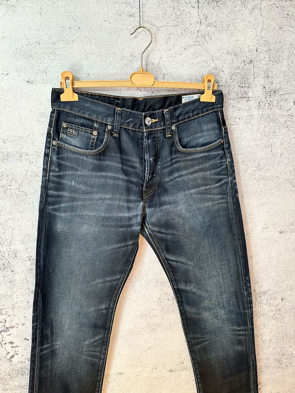 G-Star Vintage G Star Raw Denim Jeans Size US 33 - 4 Thumbnail