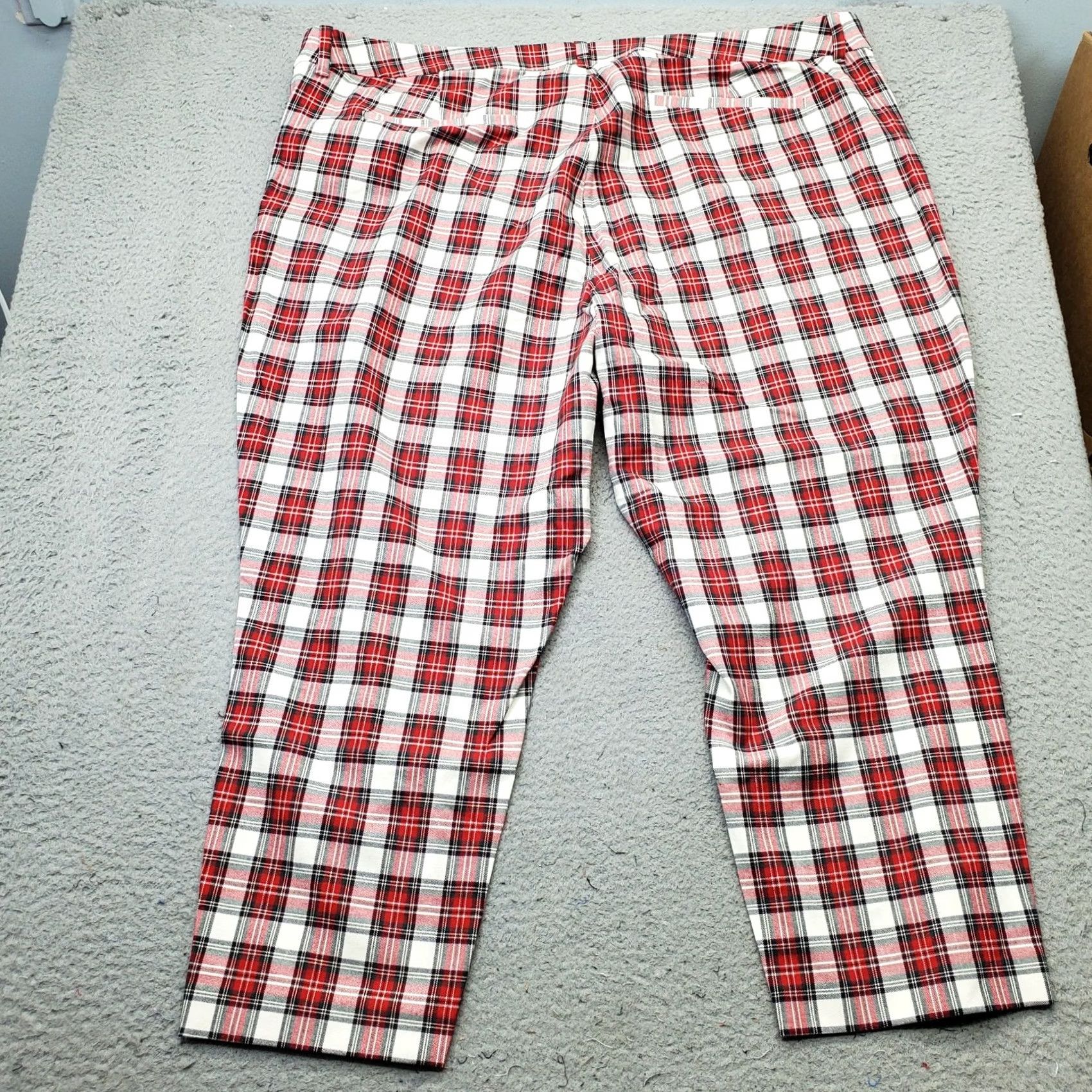Old Navy Old Navy Women 28 Multi Plaid High Rise Pixie Skinny Pants Size 28" / US 6 / IT 42 - 2 Thumbnail