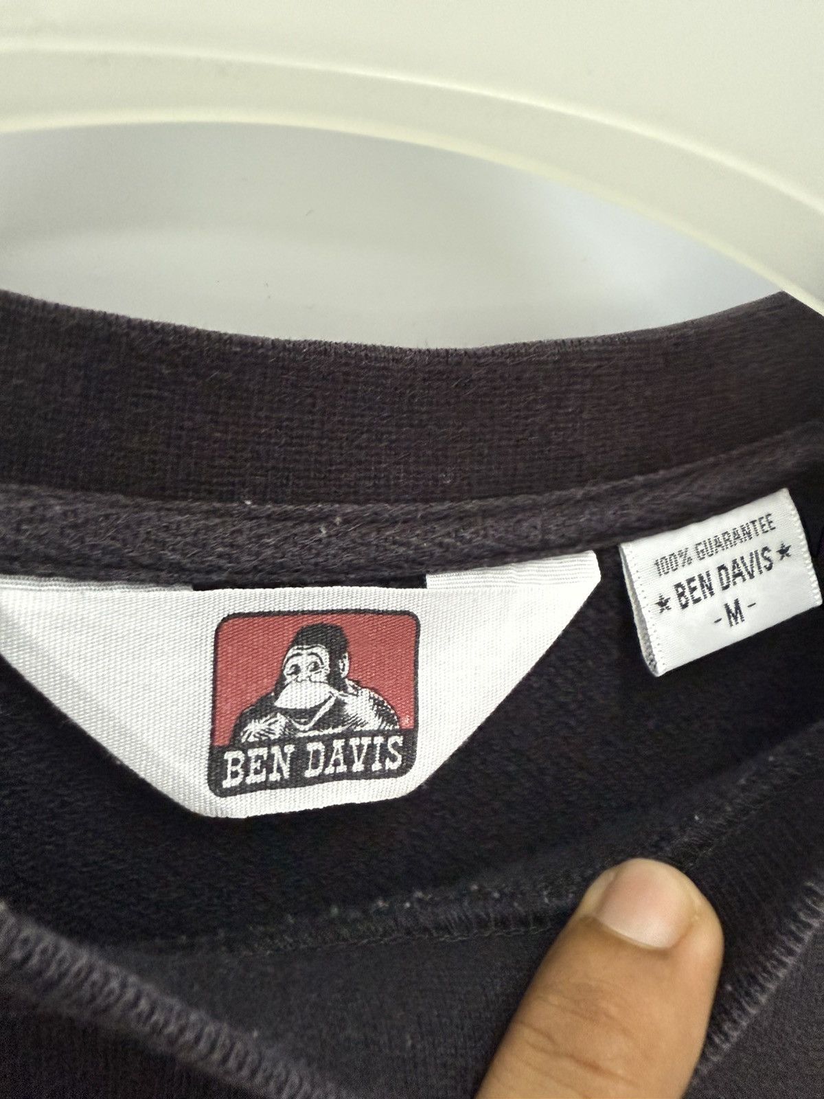 Ben Davis 🔥 Ben Davis Spellout Streetwear Roundneck Sweatshirt - M Size US M / EU 48-50 / 2 - 7 Thumbnail