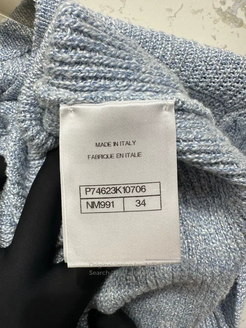 Chanel Chanel 23 Spring and Summer Preview Series Popular Blue Kn Size XXS / US 00 / IT 34 - 4 Thumbnail