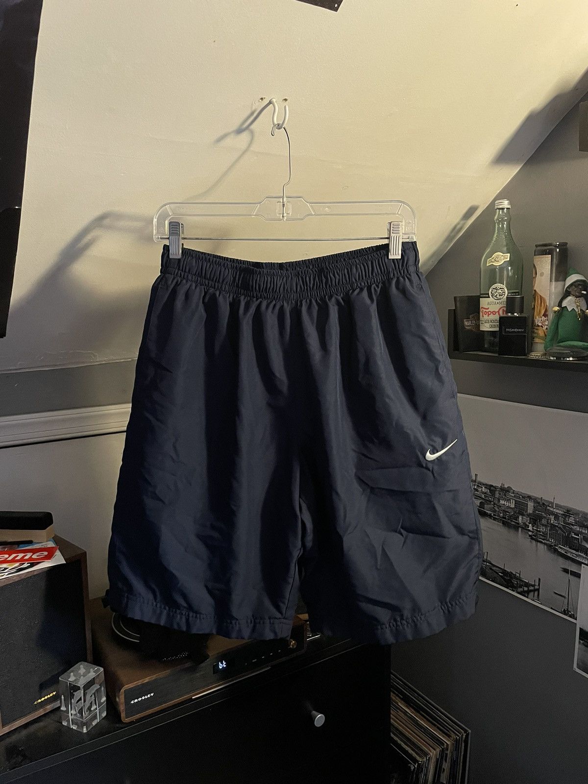 Nike Blue Nike Athletic Shorts Size US 34 / EU 50 - 1 Thumbnail