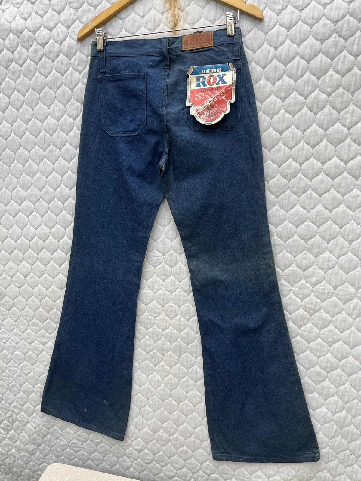 Vintage 🔥🔥🔥STEALS VTG ROX FLARED DENIM Size 29" - 2 Thumbnail
