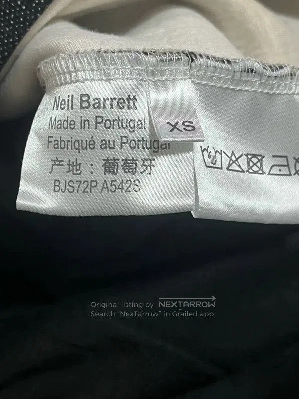 Neil Barrett NeIL BarreTT Color Block Cotton Tee . Size US XS / EU 42 / 0 - 6 Thumbnail