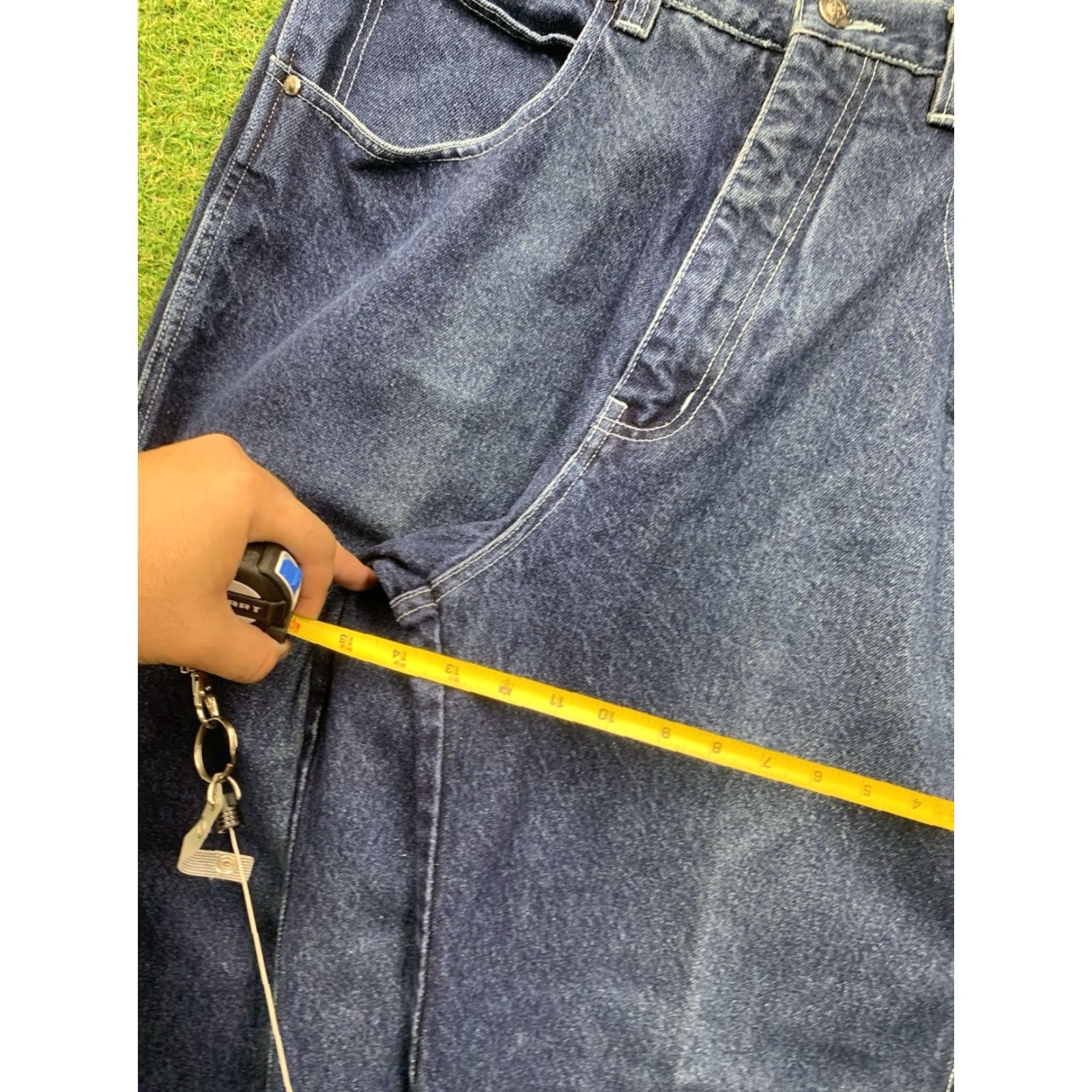 Southpole VINTAGE Southpole Wide Leg Jeans Mens 36x32 Dark Denim Embroidered Y2K Blue Size US 36 / EU 52 - 7 Thumbnail