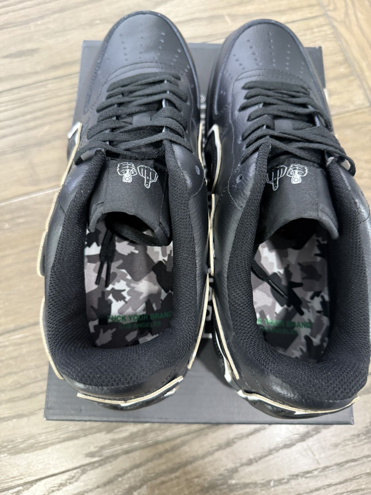 Designer 🖕🏻 FYB Fuck Your Brand FUCK OFF Custom AF1 CPFM Low Size 13 🖕🏻 Size US 13 / EU 46 - 6 Thumbnail