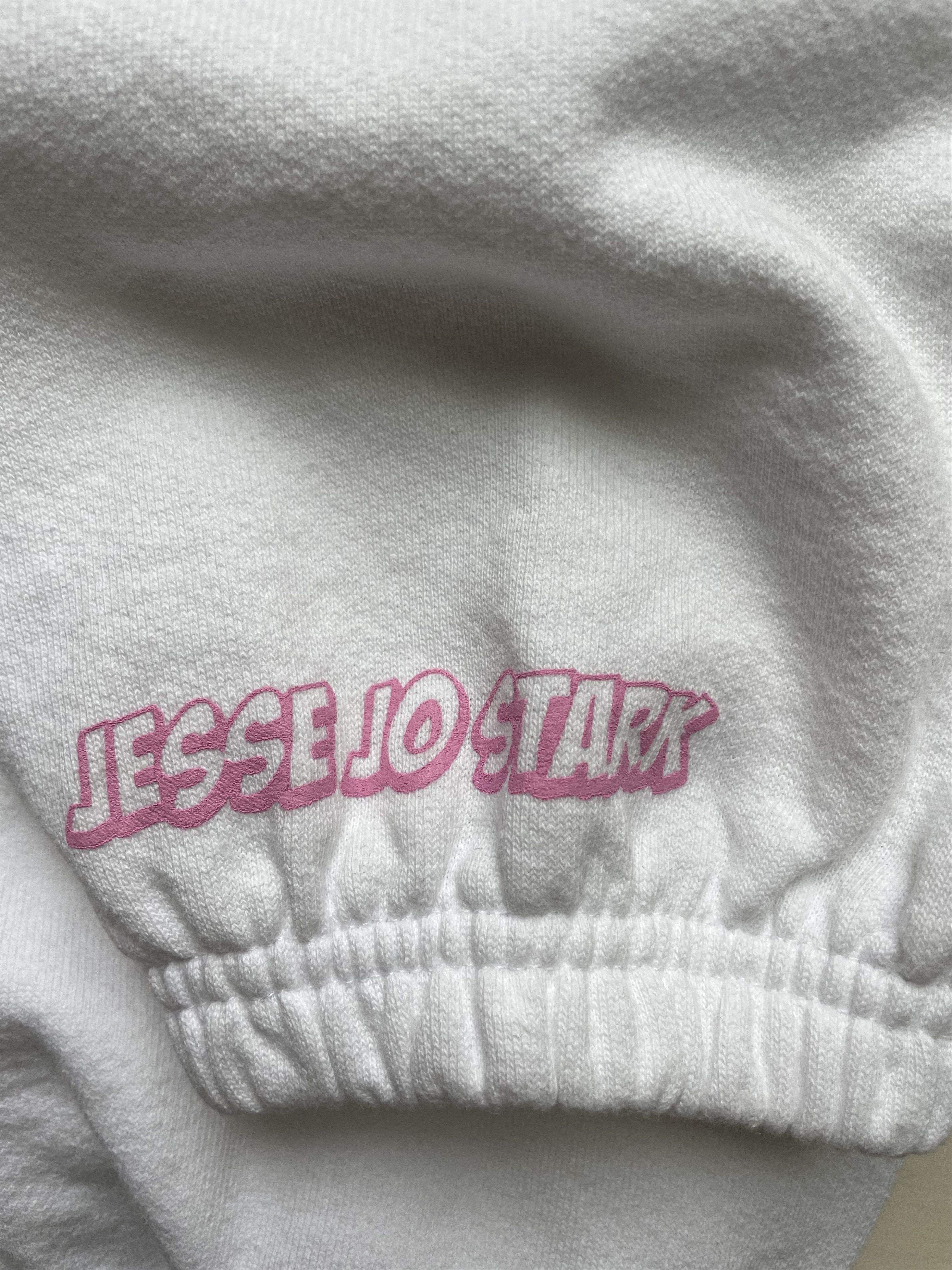 Chrome Hearts Chrome Hearts Deadly Doll Horseshoe White Sweatpants Size 29" - 4 Thumbnail