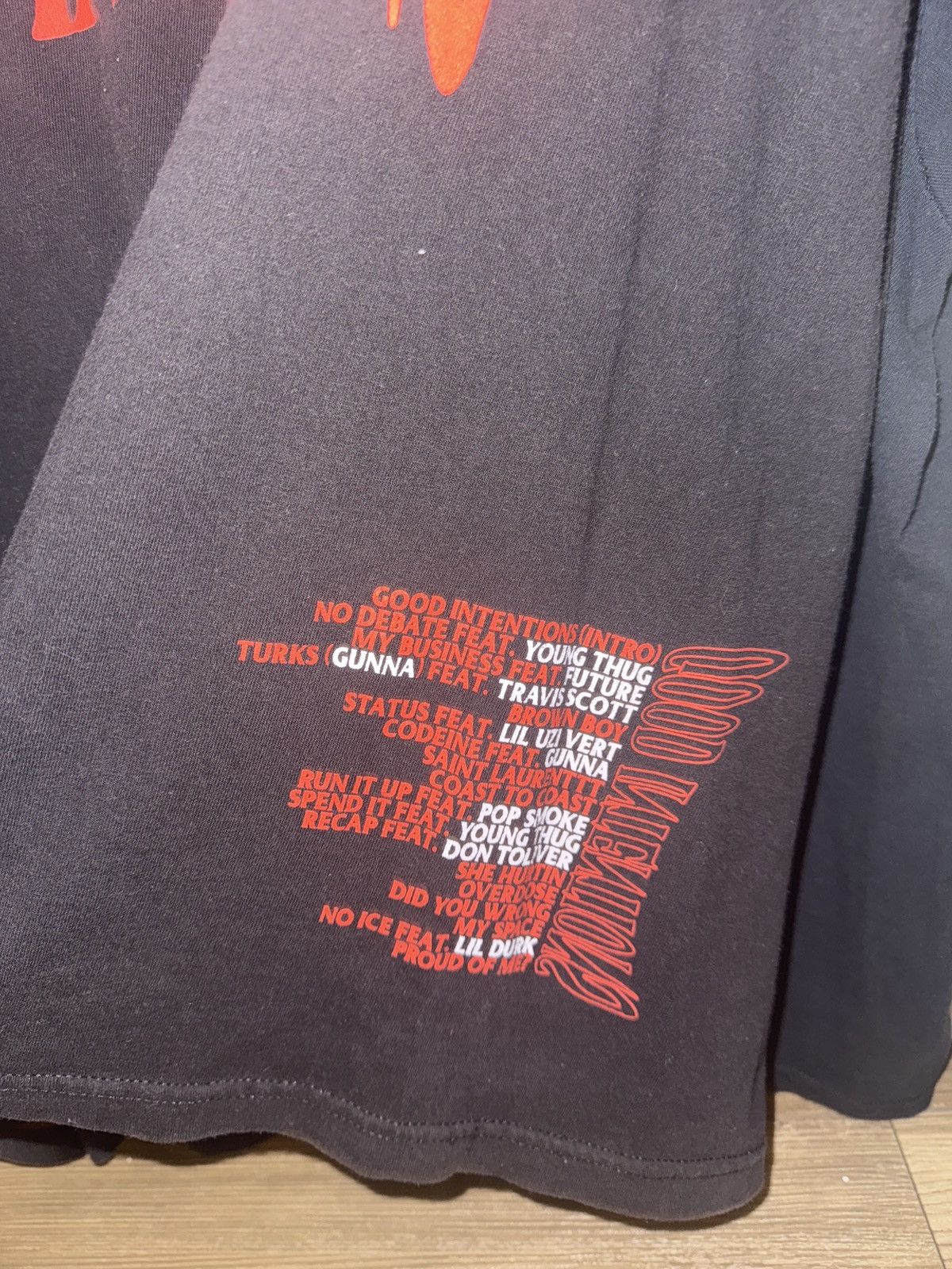 Vlone Vlone 'Bad Habits But Good Intentions' Size US M / EU 48-50 / 2 - 3 Thumbnail