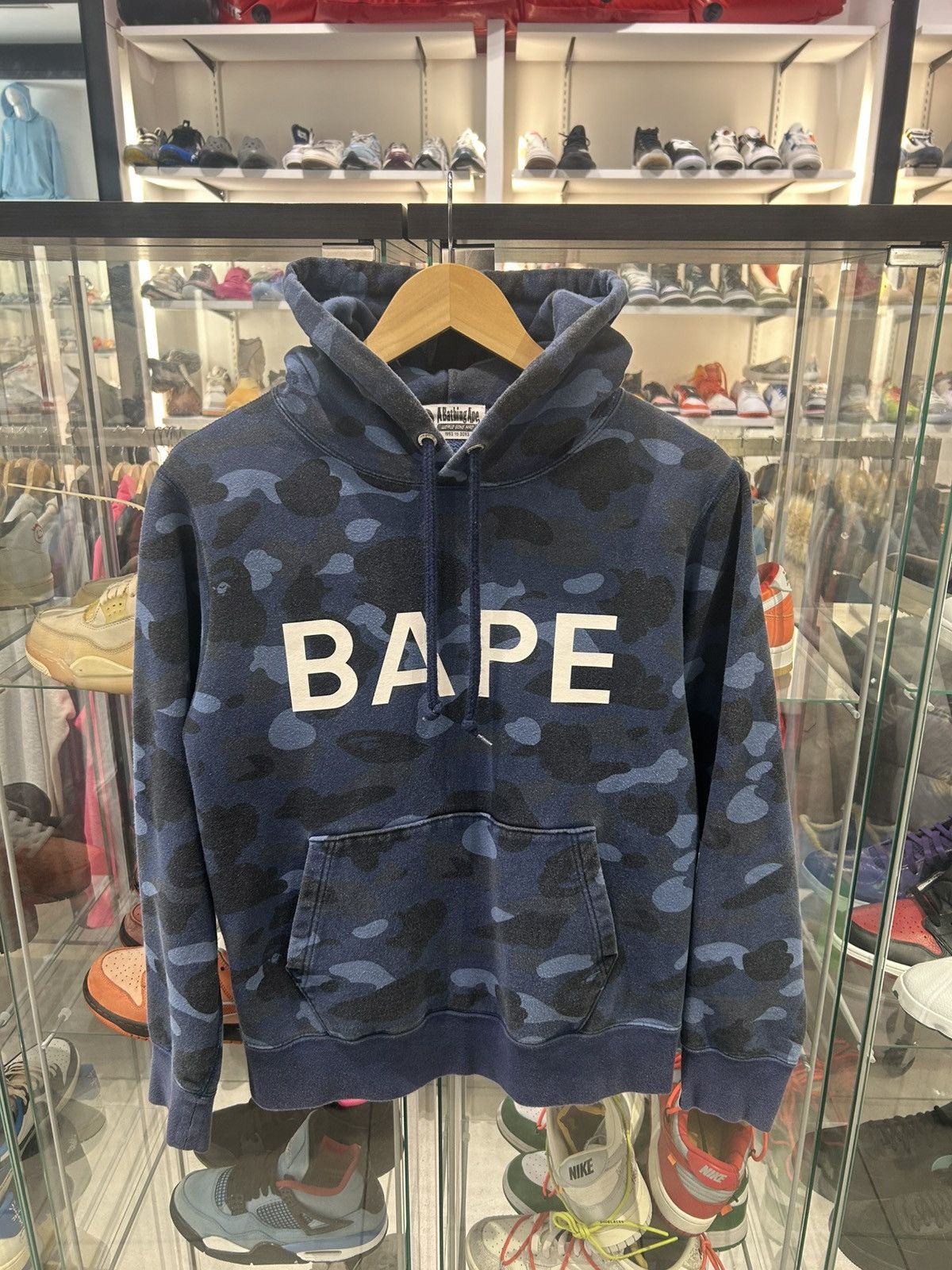 Bape Bape Blue Camo pullover Size US M / EU 48-50 / 2 - 1 Thumbnail