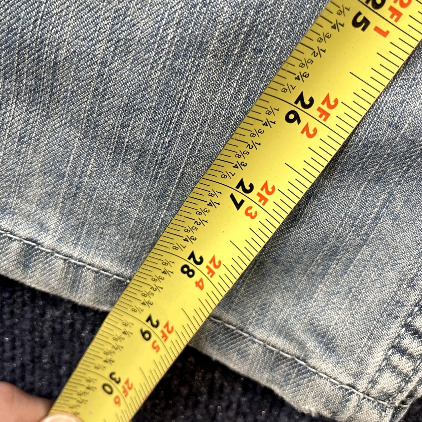 Levi's Levi's 511 Jeans Mens 31x30 Light Wash Blue Denim Slim Straight Casual Fit Size US 31 - 7 Thumbnail
