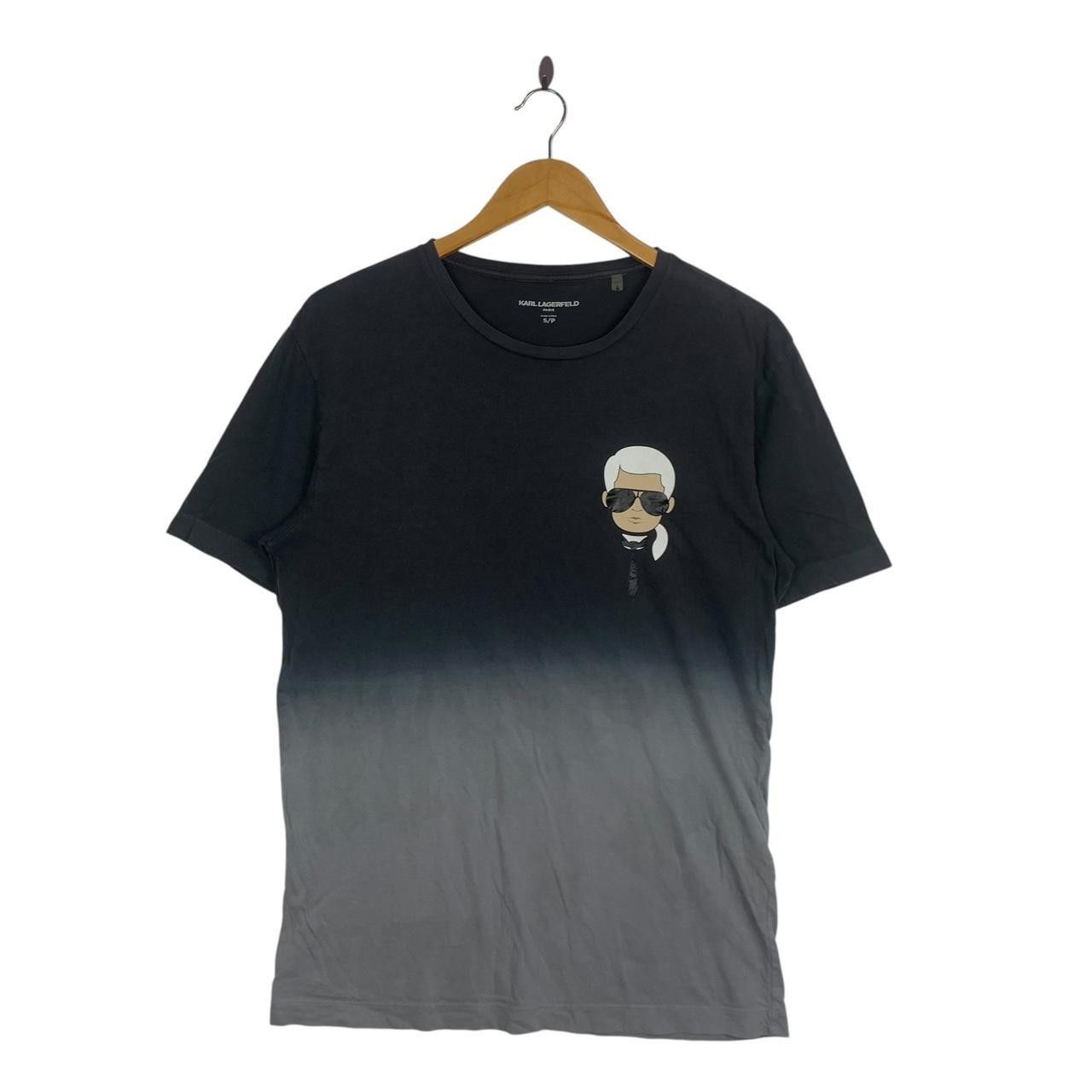 Karl Lagerfeld KALR LAGERFELD PARIS Classic Character 2 Tones Tee Shirt Top Size S / US 4 / IT 40 - 1 Thumbnail