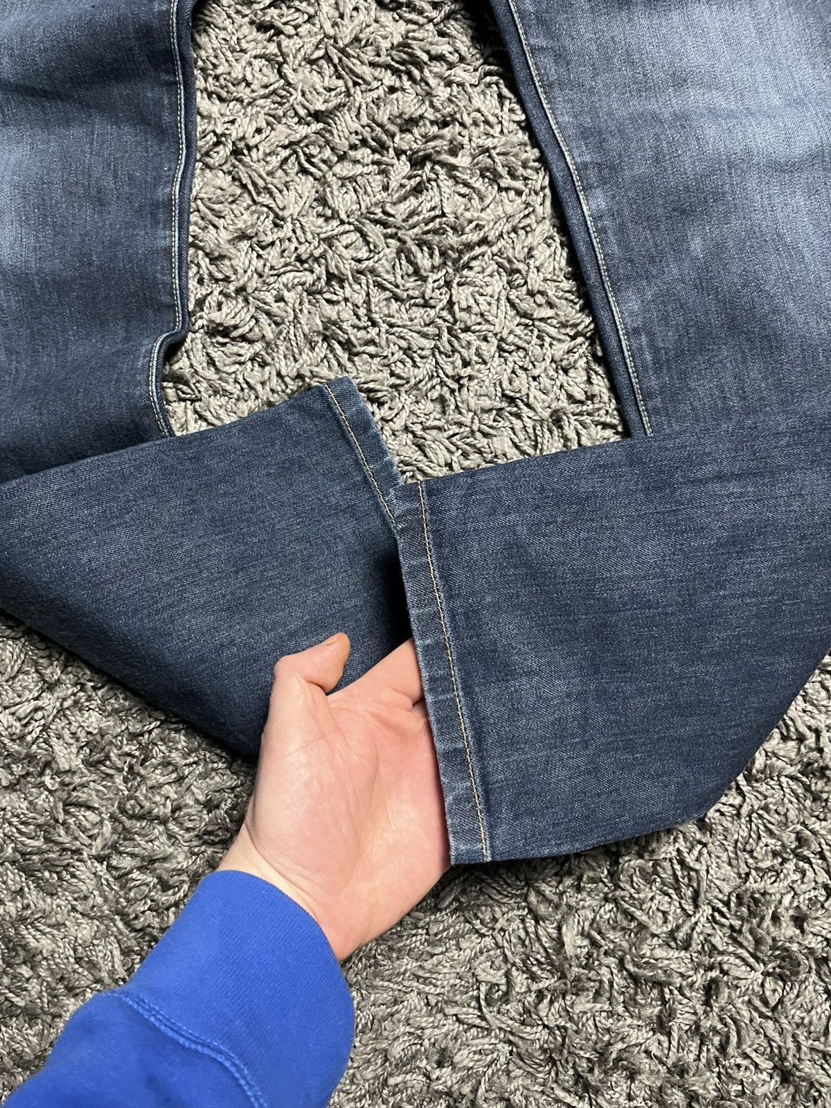Carhartt Wip Carhartt WIP Rebel Slim Tapered Jeans - Indigo - 33/34 Size US 33 - 4 Thumbnail