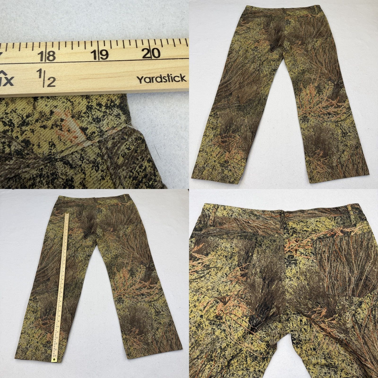 Vintage Mossy Oak Mens Pants 38x32 Green Brush Camo Chino Hunting Outdoor Workwear Size US 38 / EU 54 - 9 Thumbnail