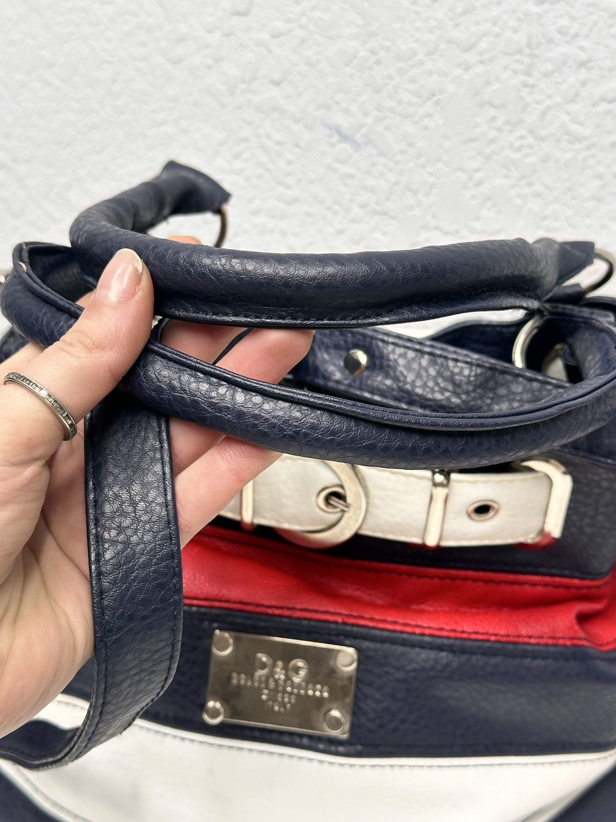 Dolce & Gabbana Vintage Leather Bag Dolce Gabbana D&G military USA JAPANESE Size ONE SIZE - 7 Thumbnail