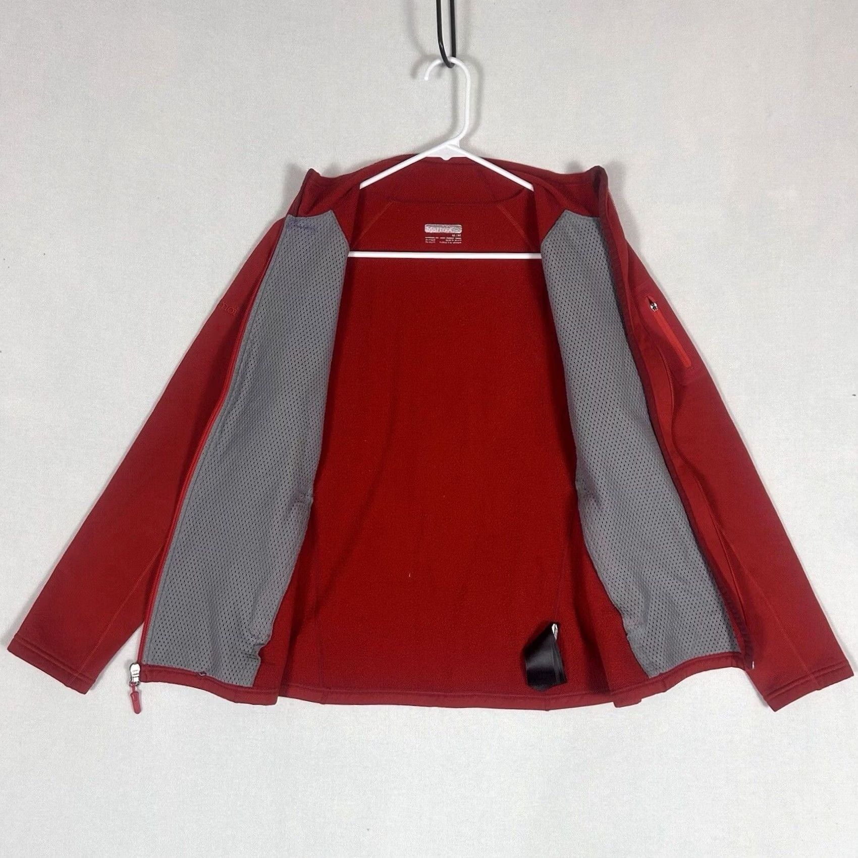 Marmot Marmot Full Zip Sweatshirt Womens M Red Long Sleeve Outdoor Hiking Activewear Casual Busy Weekend Size M / US 6-8 / IT 42-44 - 4 Thumbnail