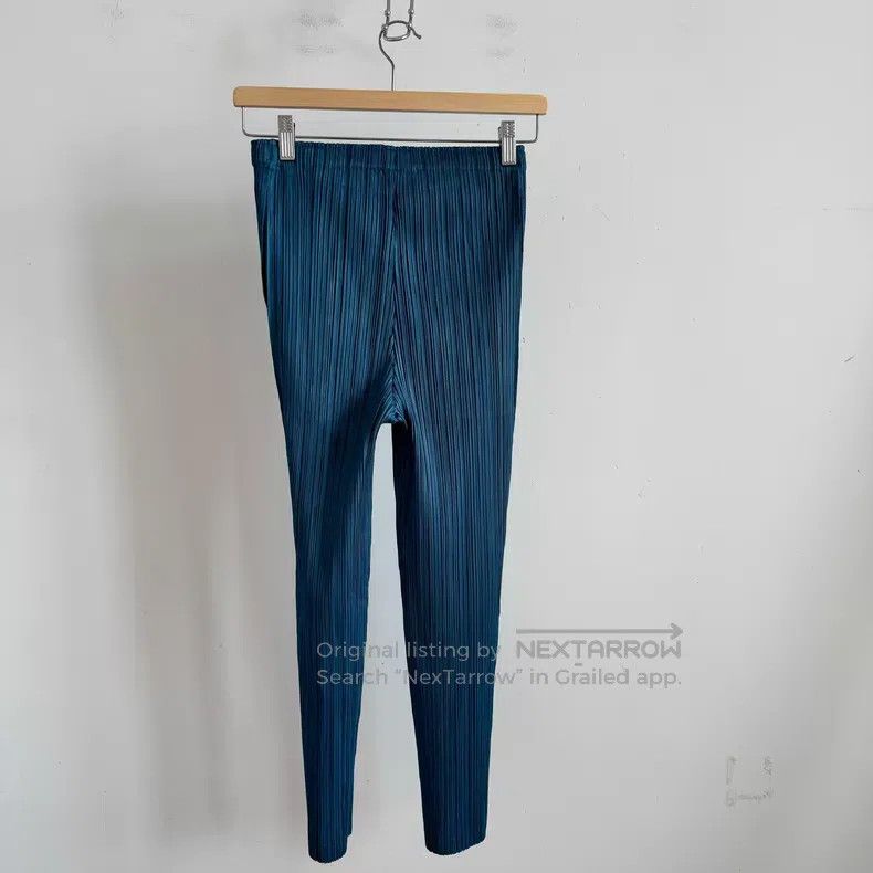 Issey Miyake Issey Miyake Blue Pants Size 25" / US 0 / IT 36 - 2 Thumbnail