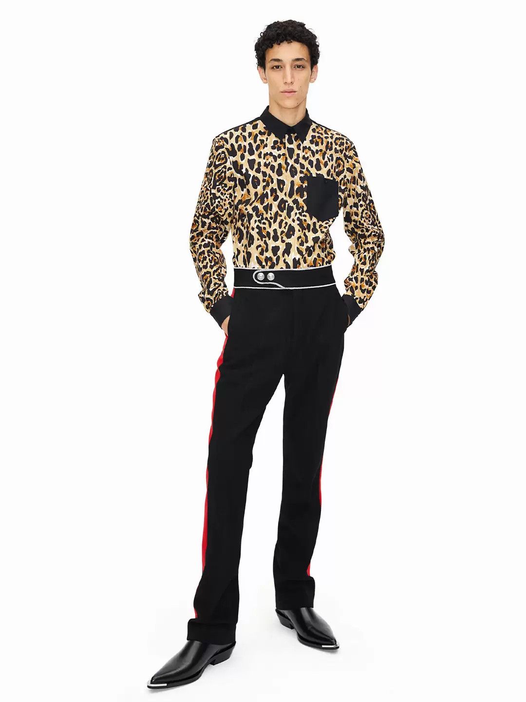 H&M NWOT PACO RABANNE x H&M Animal Leopard Print Shirt Size US XS / EU 42 / 0 - 2 Thumbnail