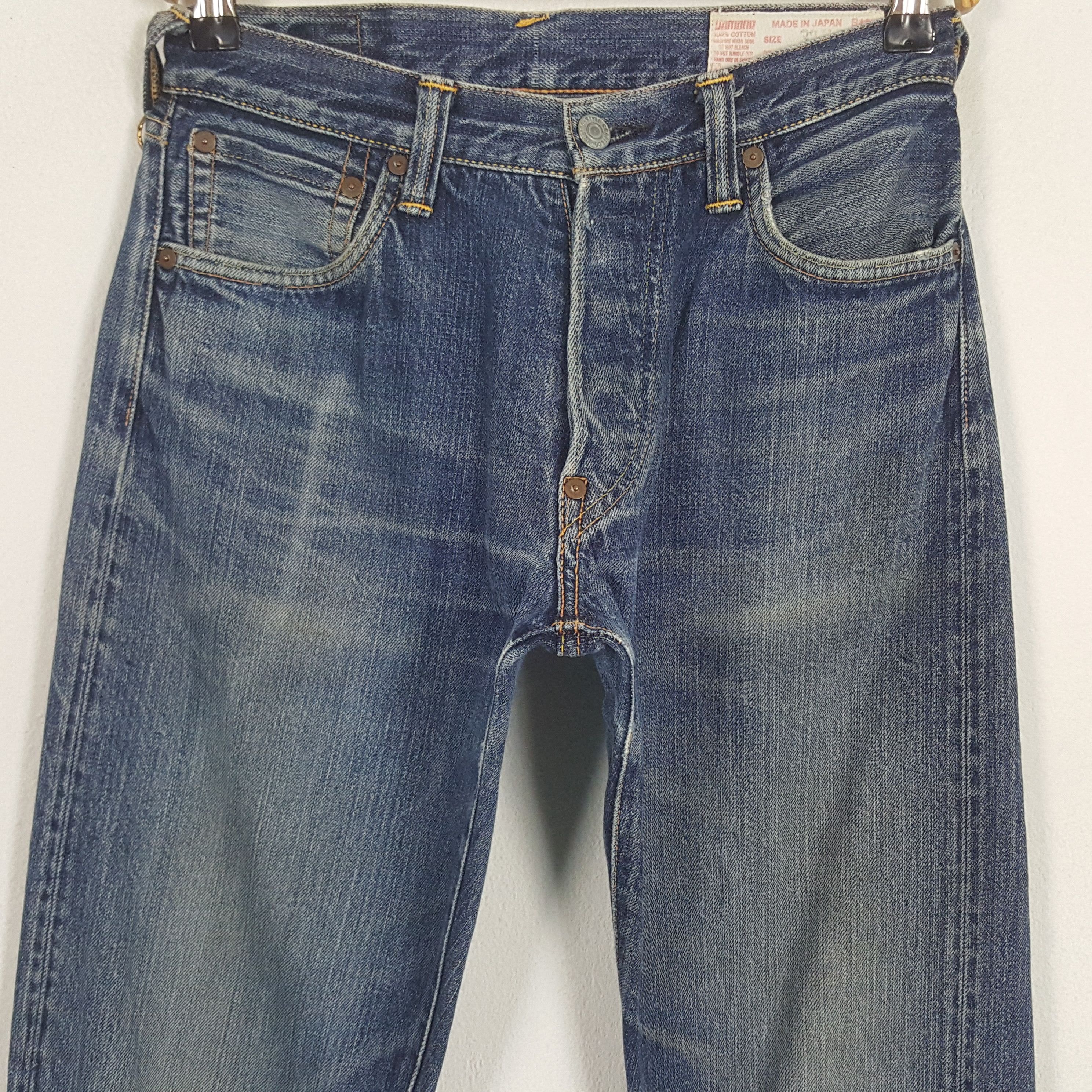 Evisu × Vintage Vintage Evisu Yamane Custom Daicock Art Denim Jeans Size US 28 / EU 44 - 5 Thumbnail