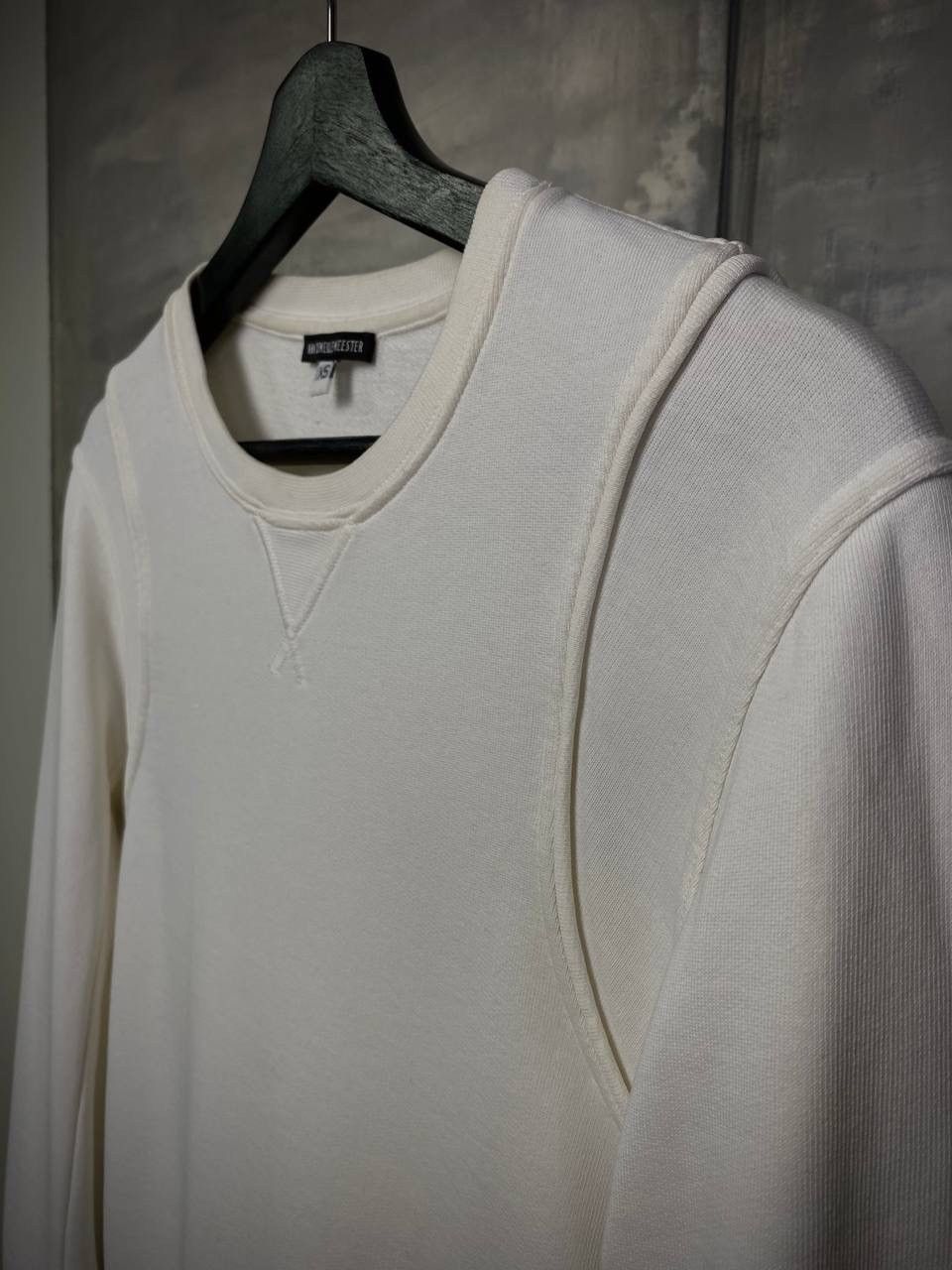Ann Demeulemeester Milk sweatshirt S-M Size US M / EU 48-50 / 2 - 3 Thumbnail