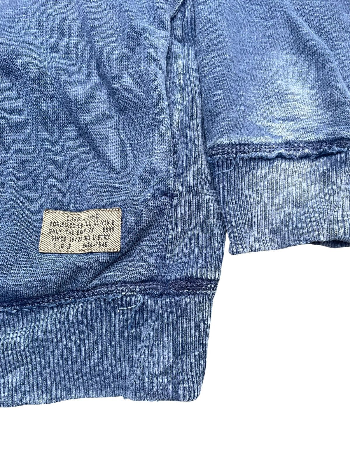 Diesel Vintage Diesel Faded Indigo Sweatshirt Size US L / EU 52-54 / 3 - 4 Thumbnail